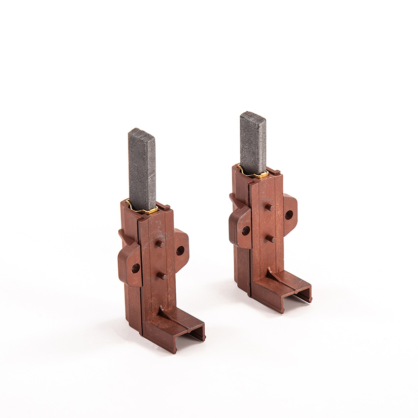 WHOLESALE MANUFACTURER# RED PLASTIC (PA66) WASHING MACHINE CARBON BRUSH# 5*13.5*40MM FOR WASHING MAC