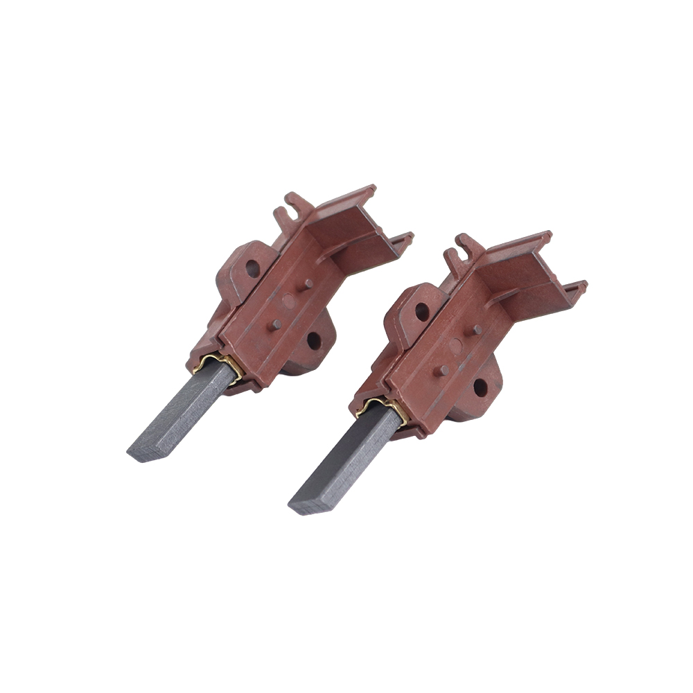 WHOLESALE MANUFACTURER# RED PLASTIC (PA66) WASHING MACHINE CARBON BRUSH# 5*12.5*36MM FOR LITTLE SWAN